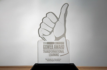goweb award plaque