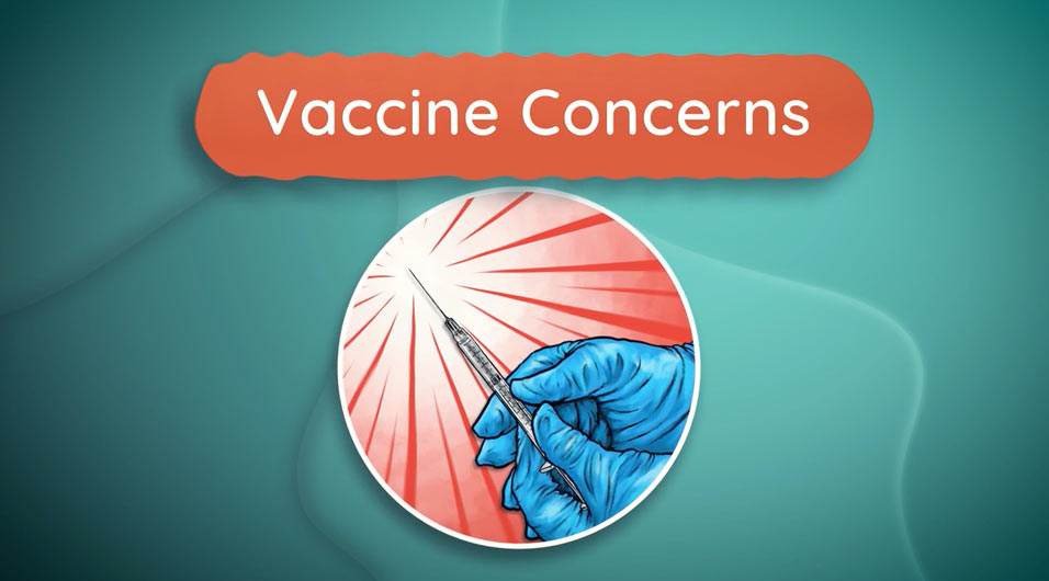 Vaccine concerns video title