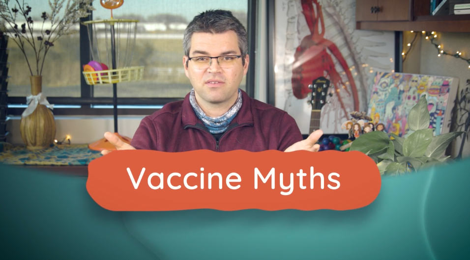 Vaccine myths  video title