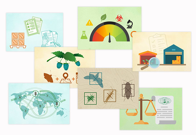 agricultural images representing the SPS modules
